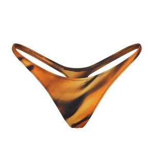 Cavalli x Skims Tiger Face Print Thong Large Women. NWT.